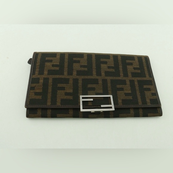 Authentic FENDI Zucca Pattern Zucca Pattern Zucca Wallet Wallet - Picture 1 of 7
